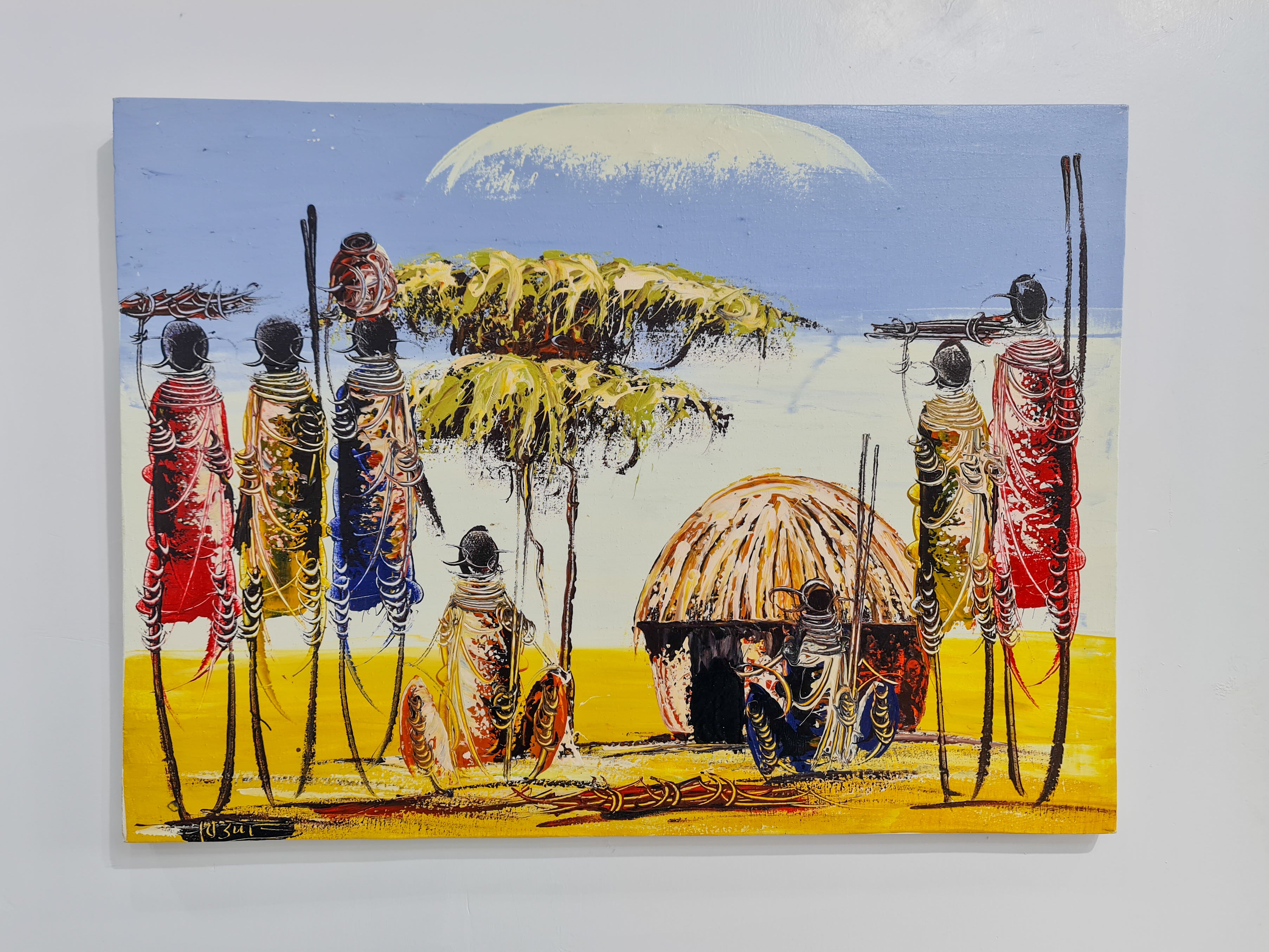 Maasai Settlement by Unknown