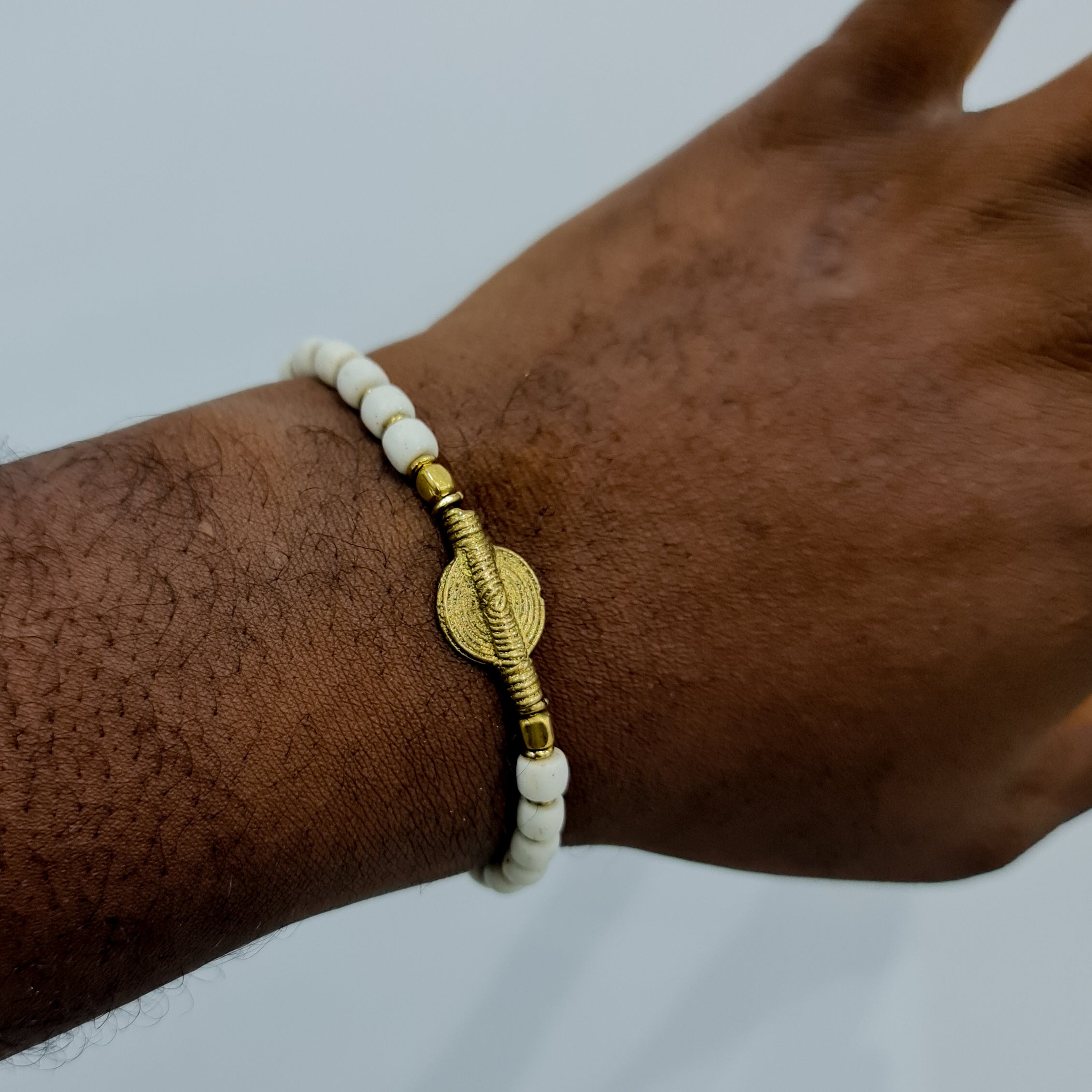 Turkana Beads + Bronze Bracelets