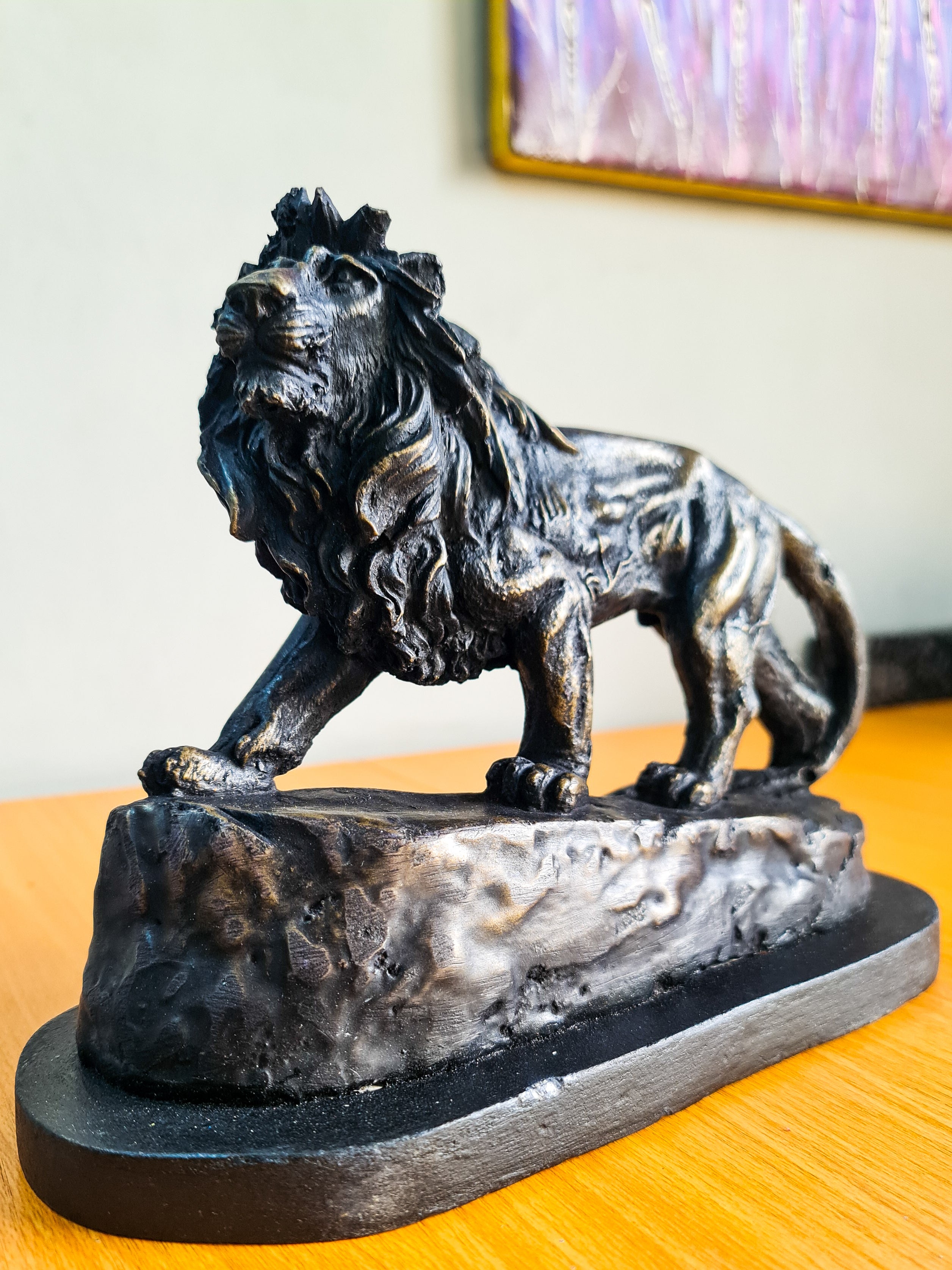 Fibre Cast Lion King Sculpture