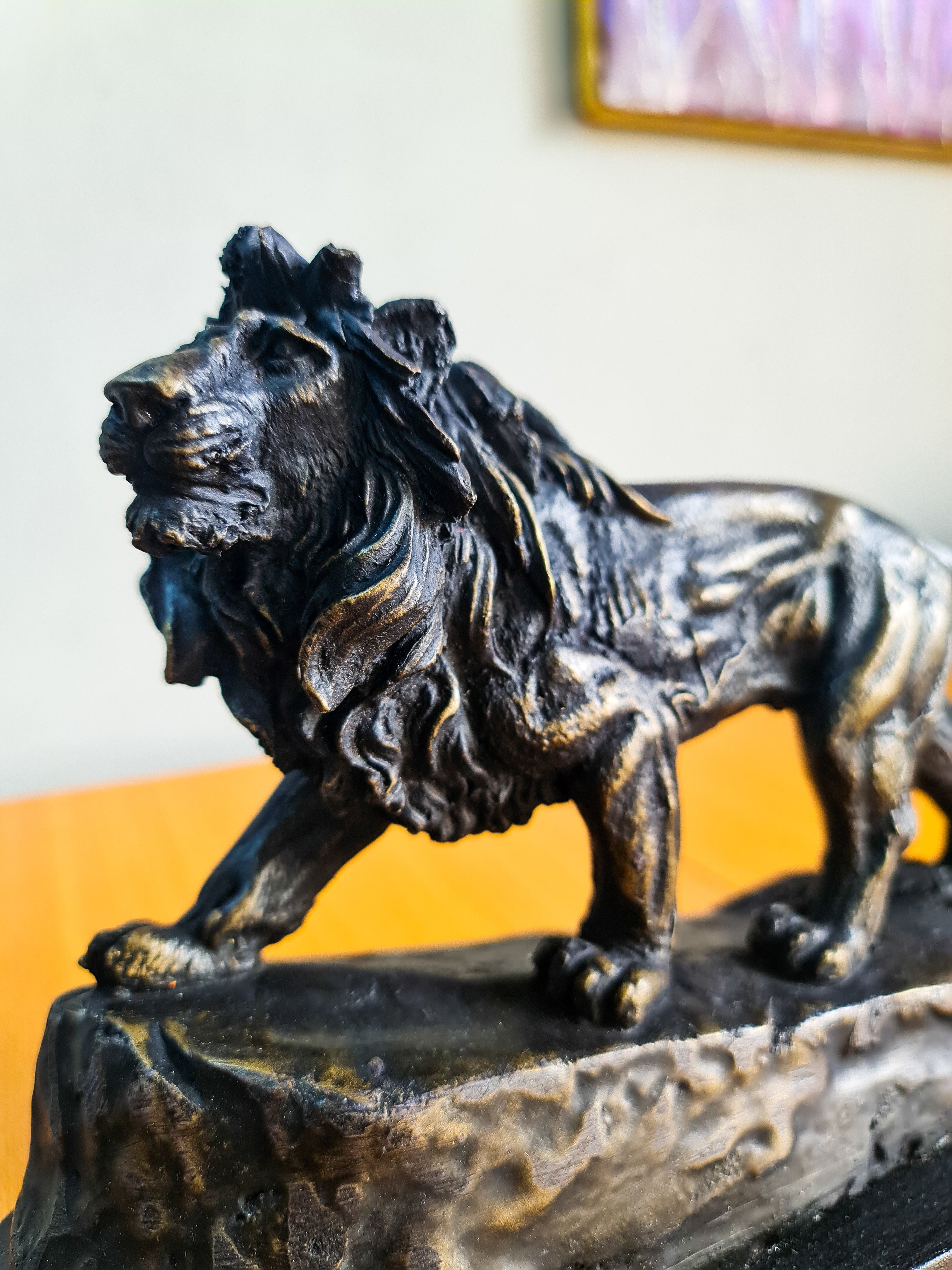 Fibre Cast Lion King Sculpture