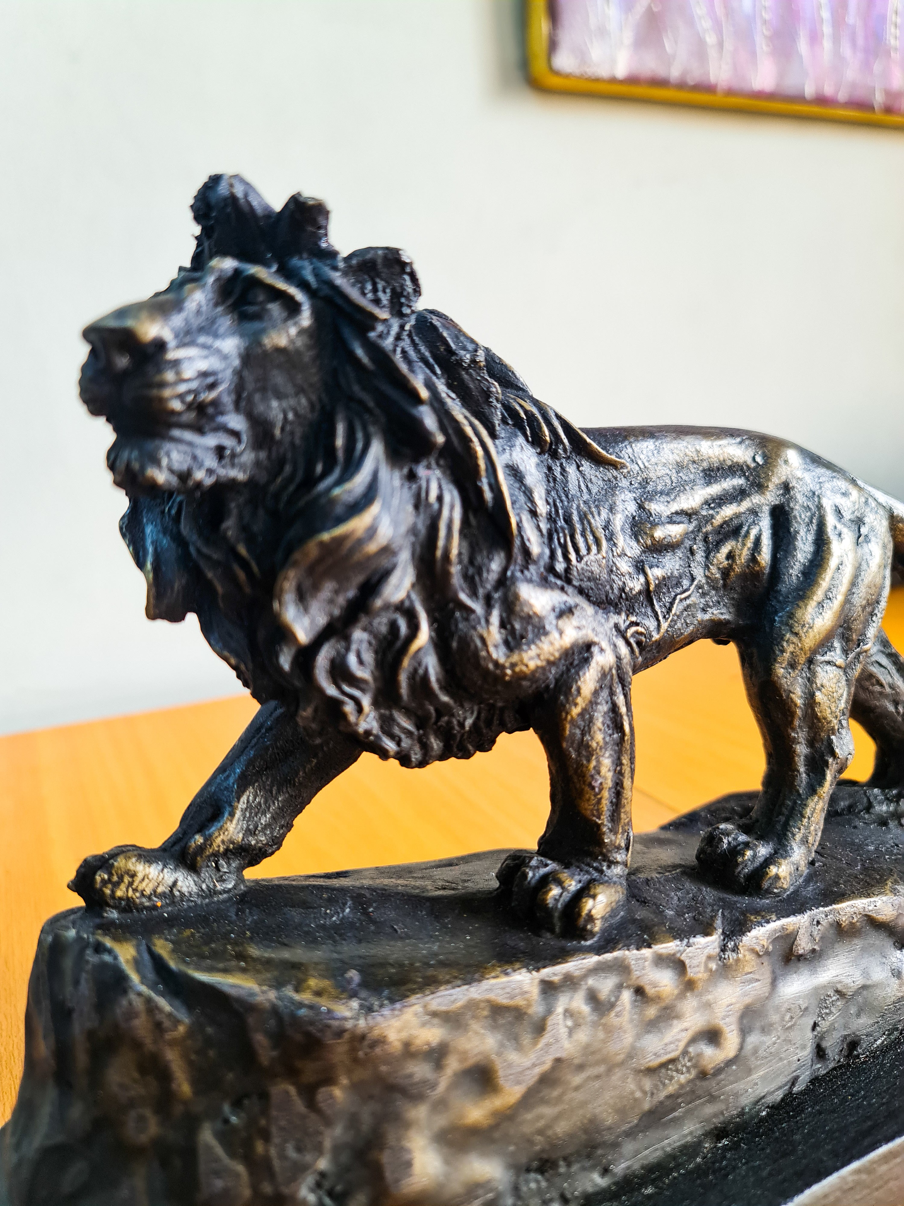 Fibre Cast Lion King Sculpture