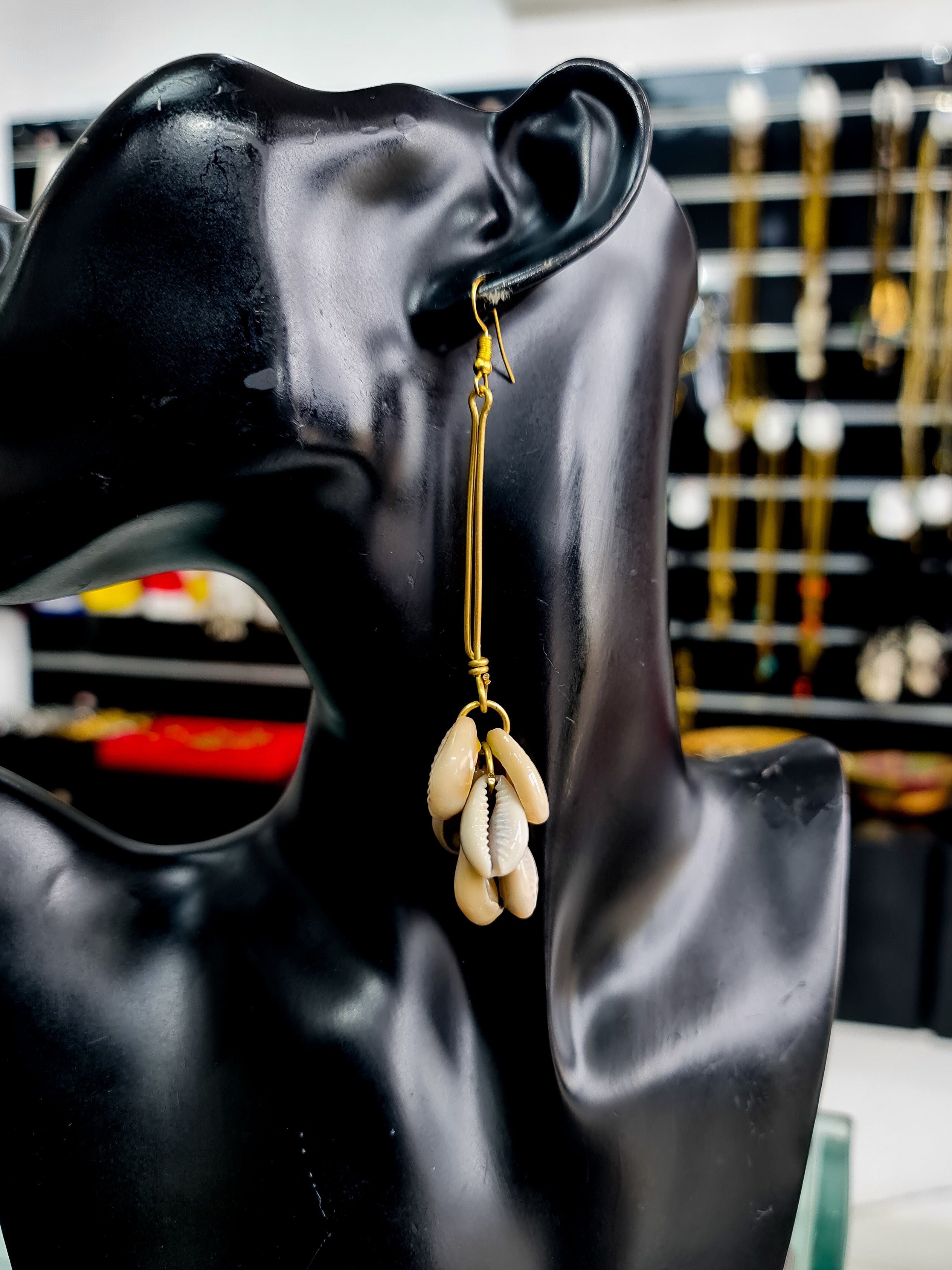 Cowrie Bunch Earrings