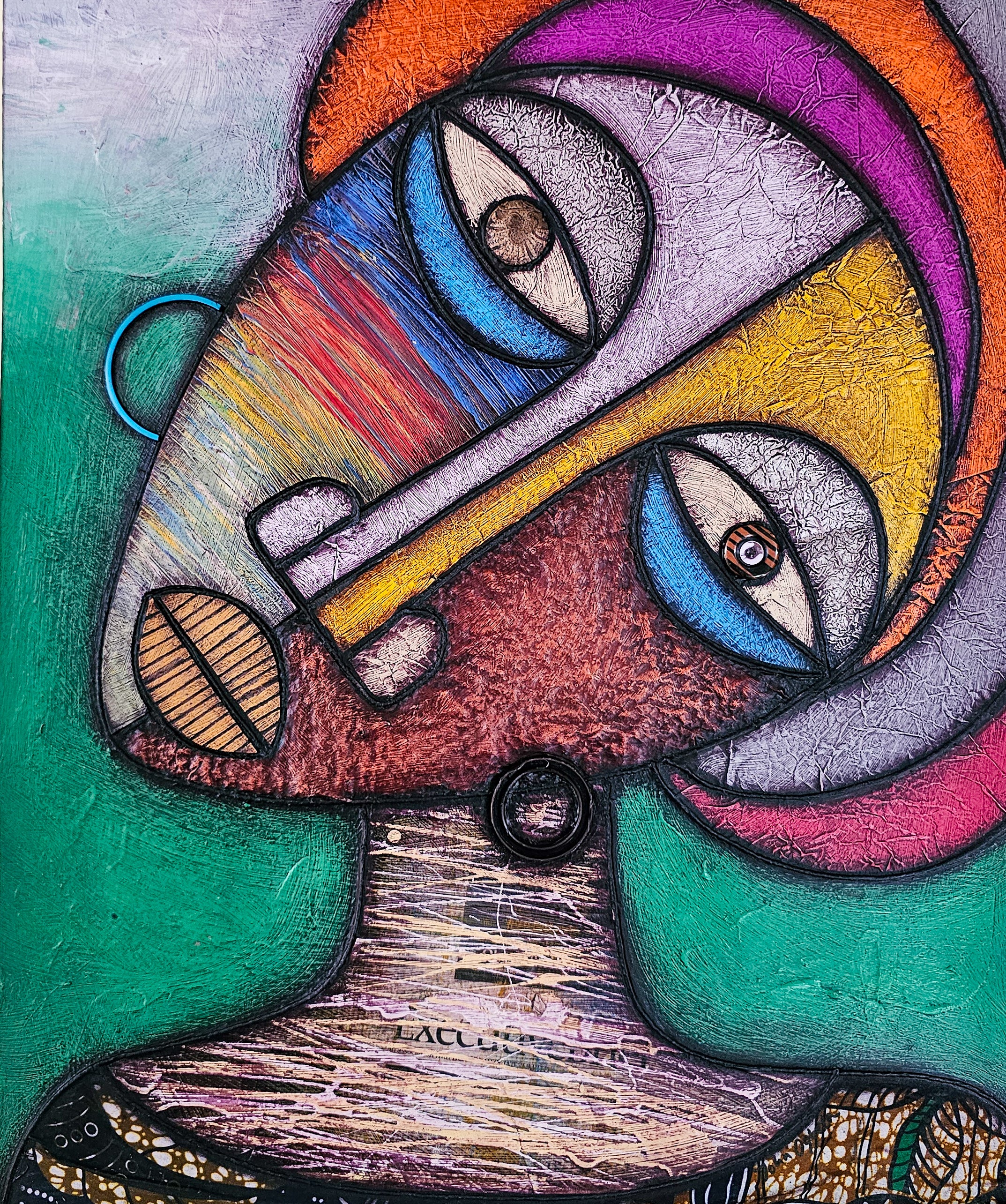 Portrait of Ogeyi by John Ogbeta 2024