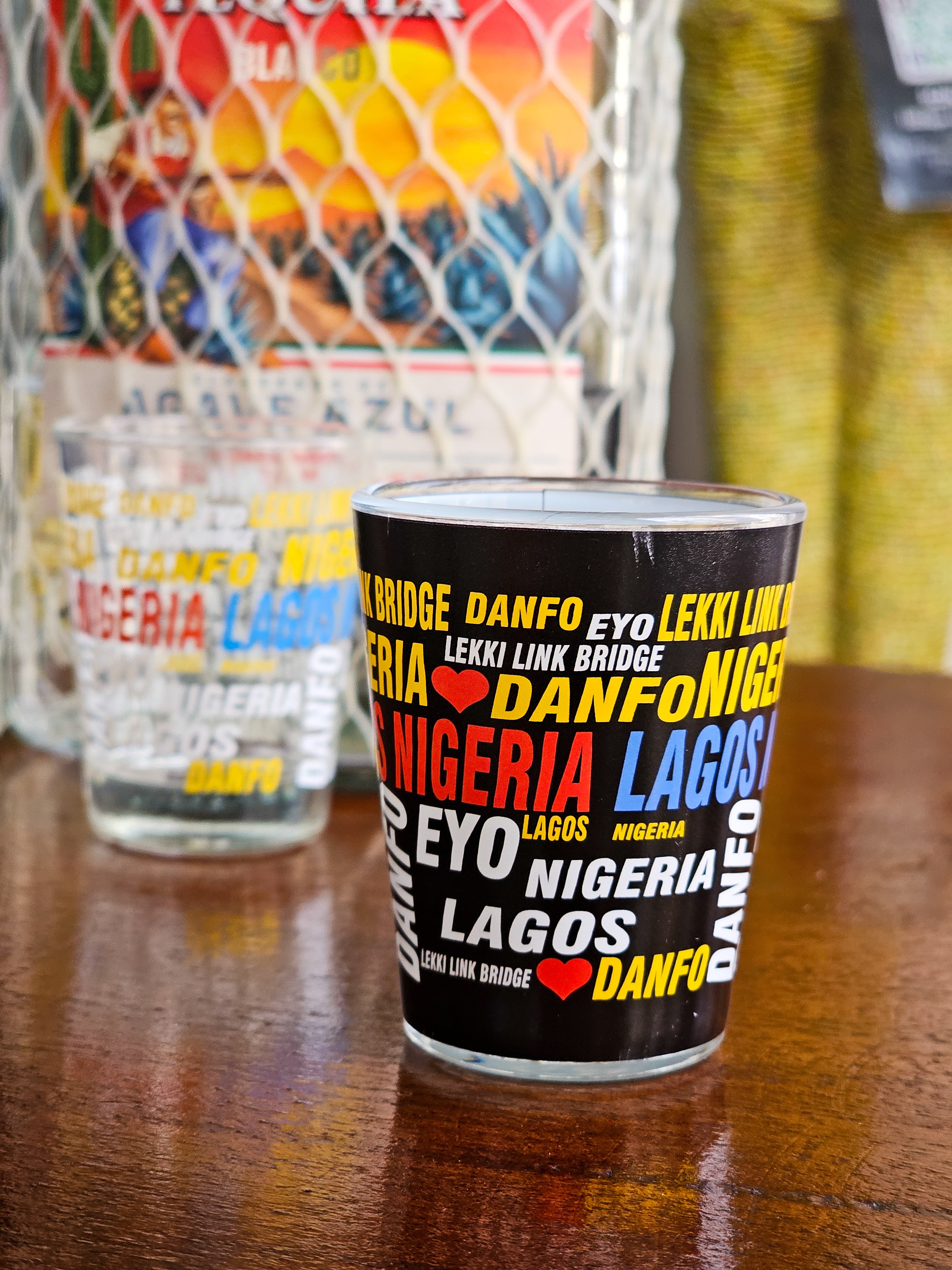 Lagos,NG Shot Glass