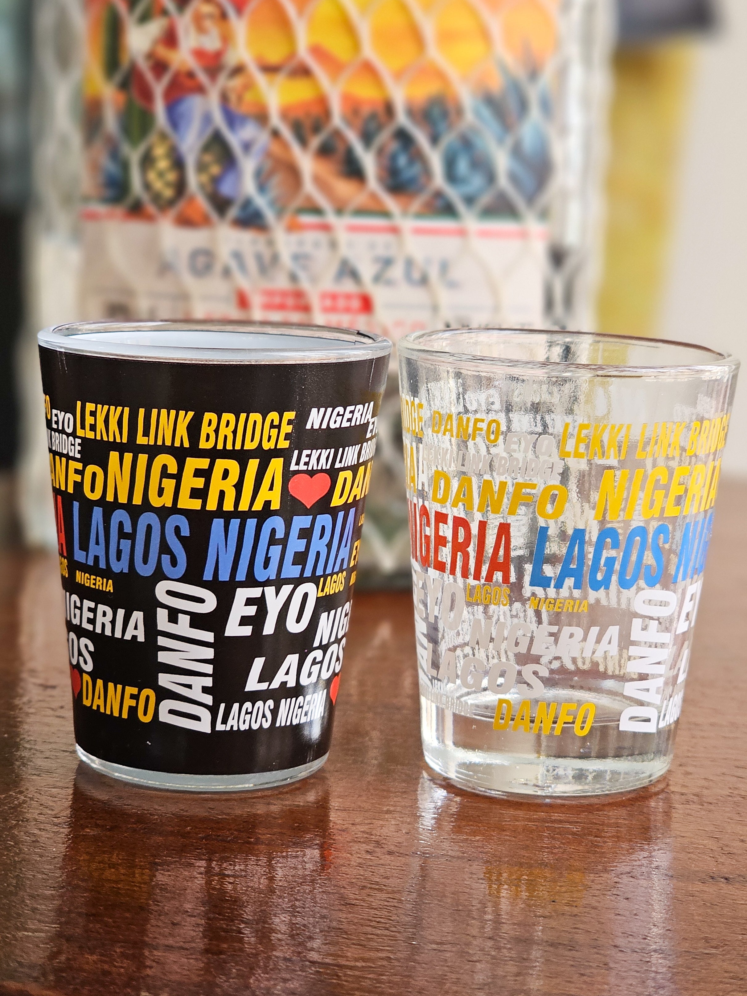 Lagos,NG Shot Glass