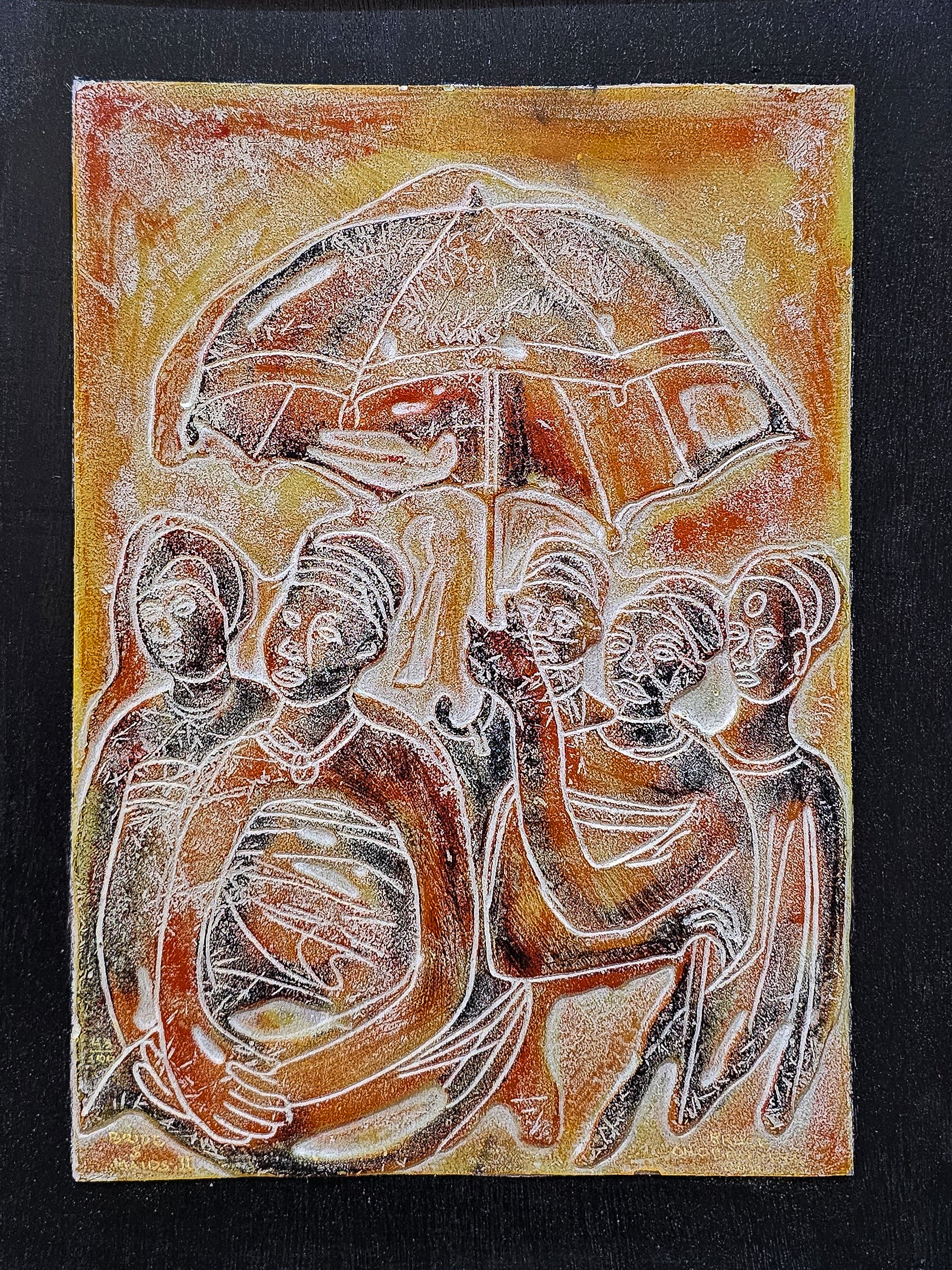 Bride and maids 2012 by Bruce Onobrakpeya