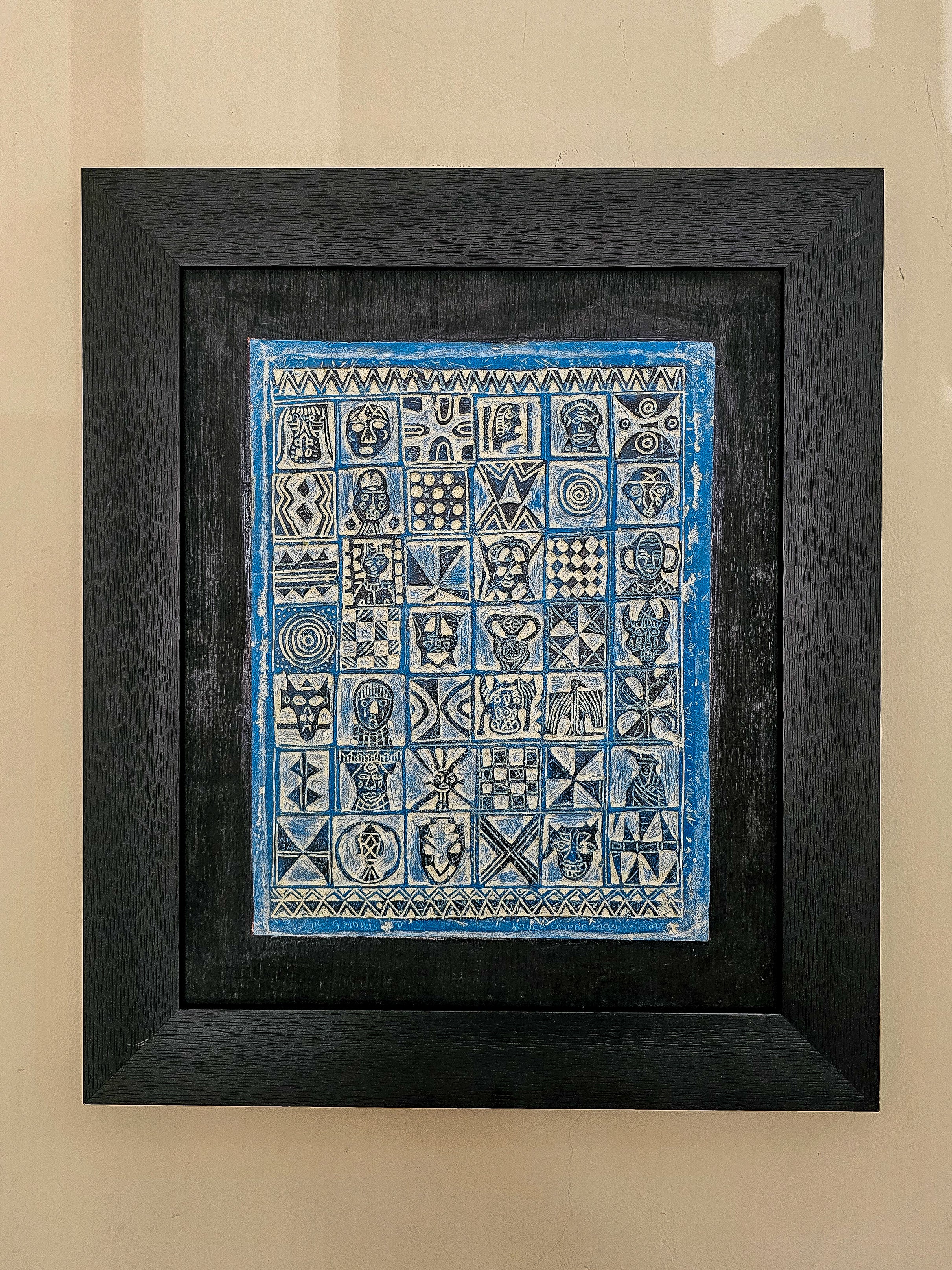 Gregs Motifs 2013 by Bruce Onobrakpeya