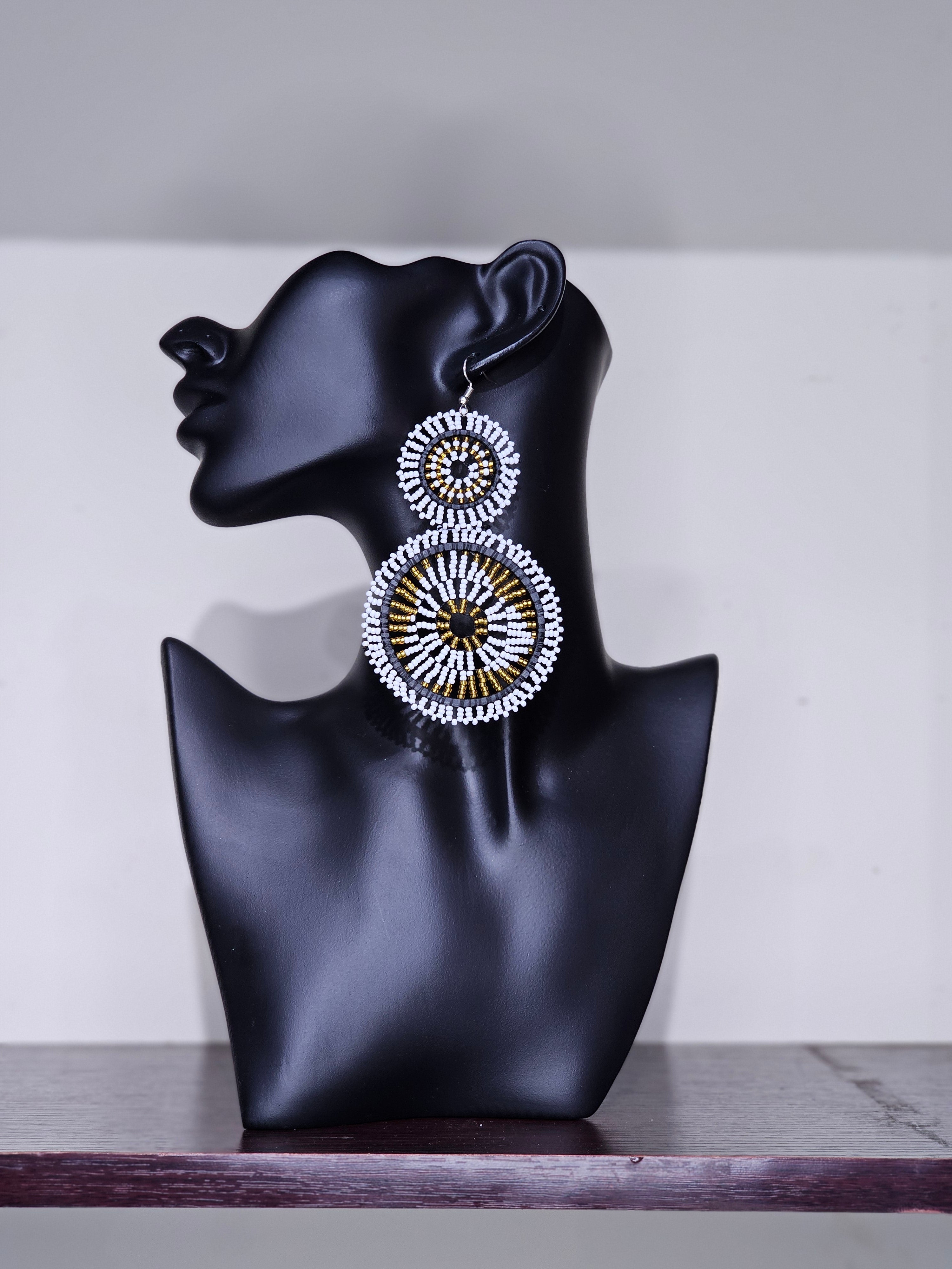 Dou Maasai Round Earrings