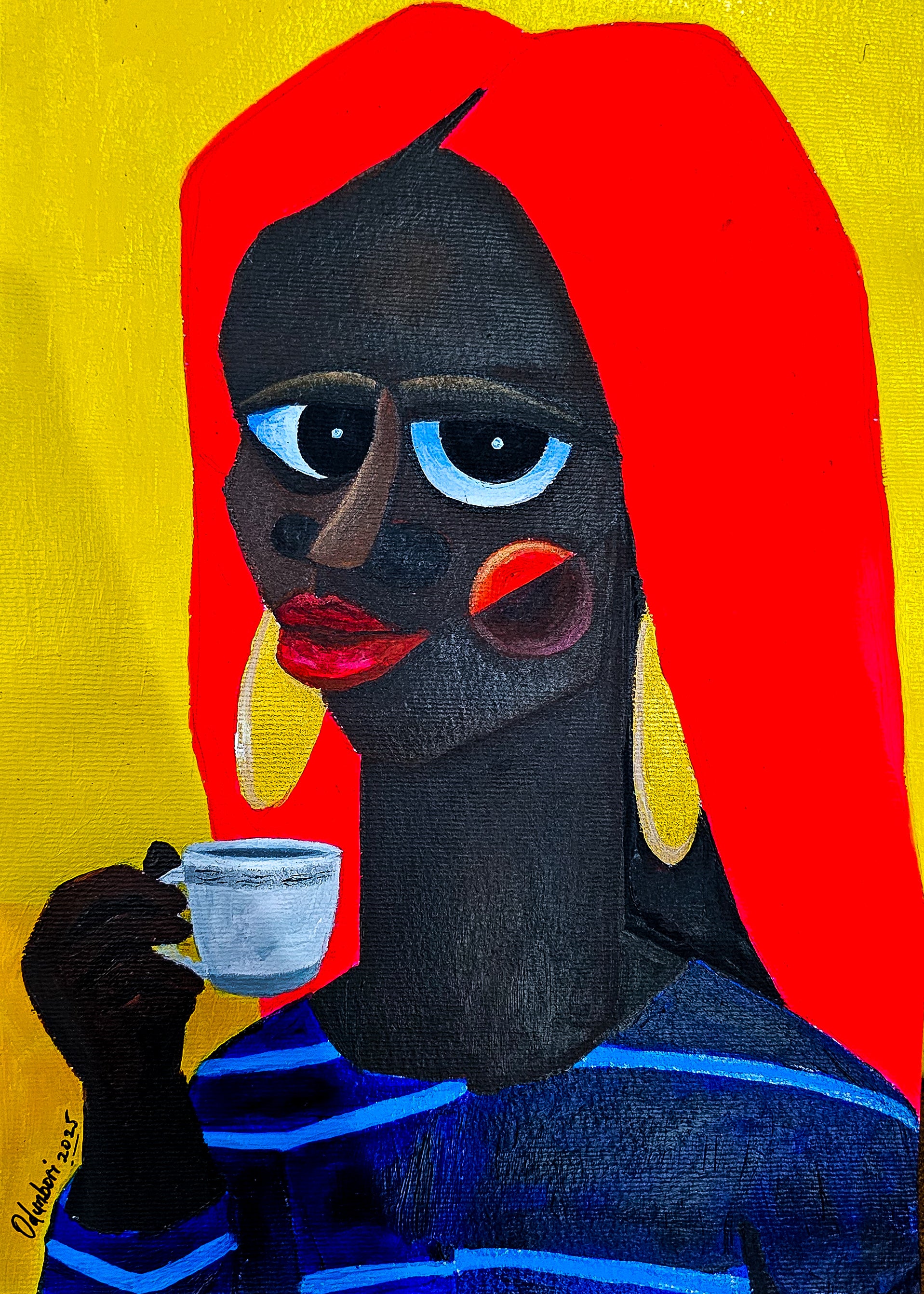 Coffee Break by Olalekan Odunbori, 2025