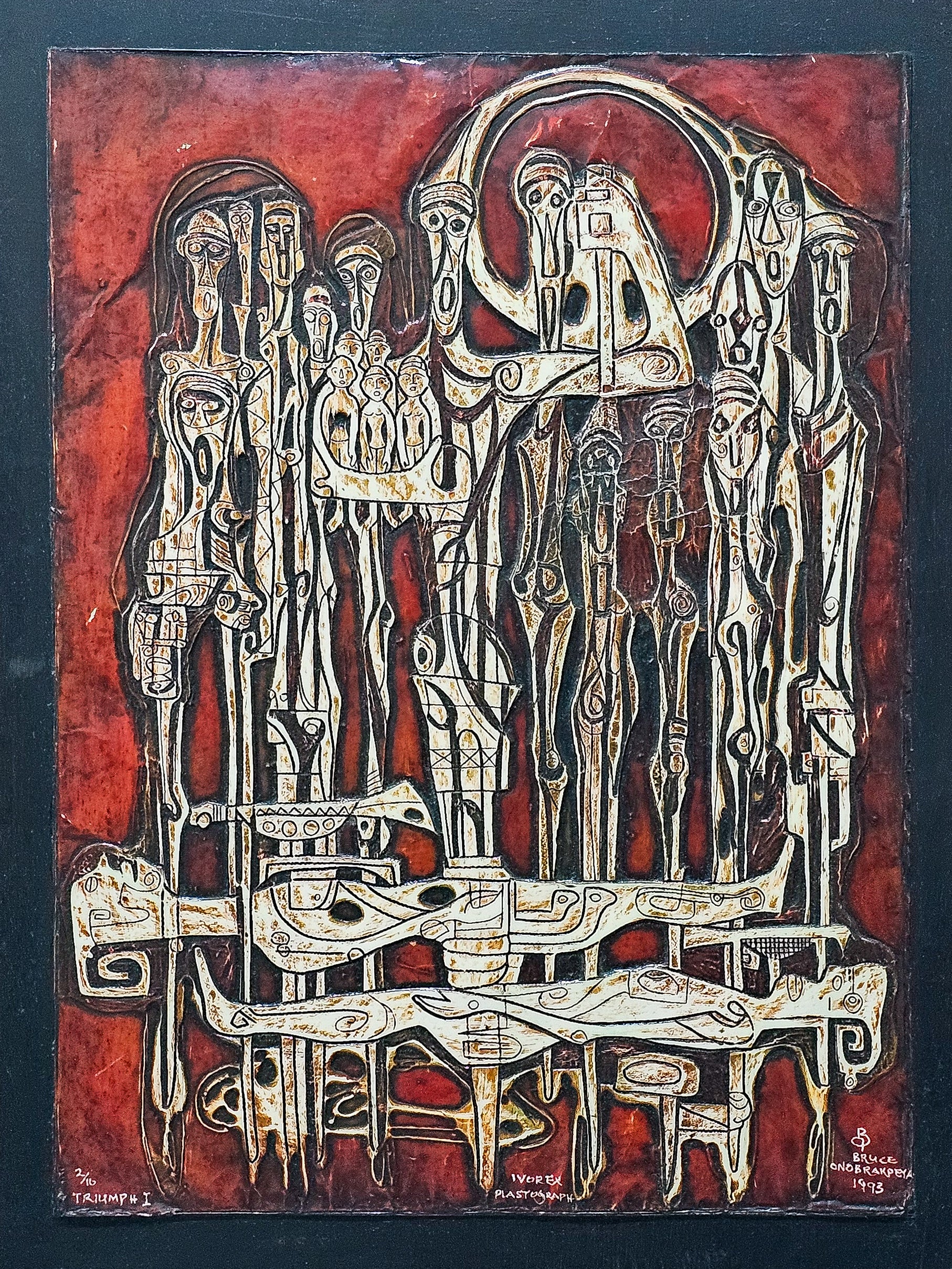 Triumph by Bruce Onobrakpeya