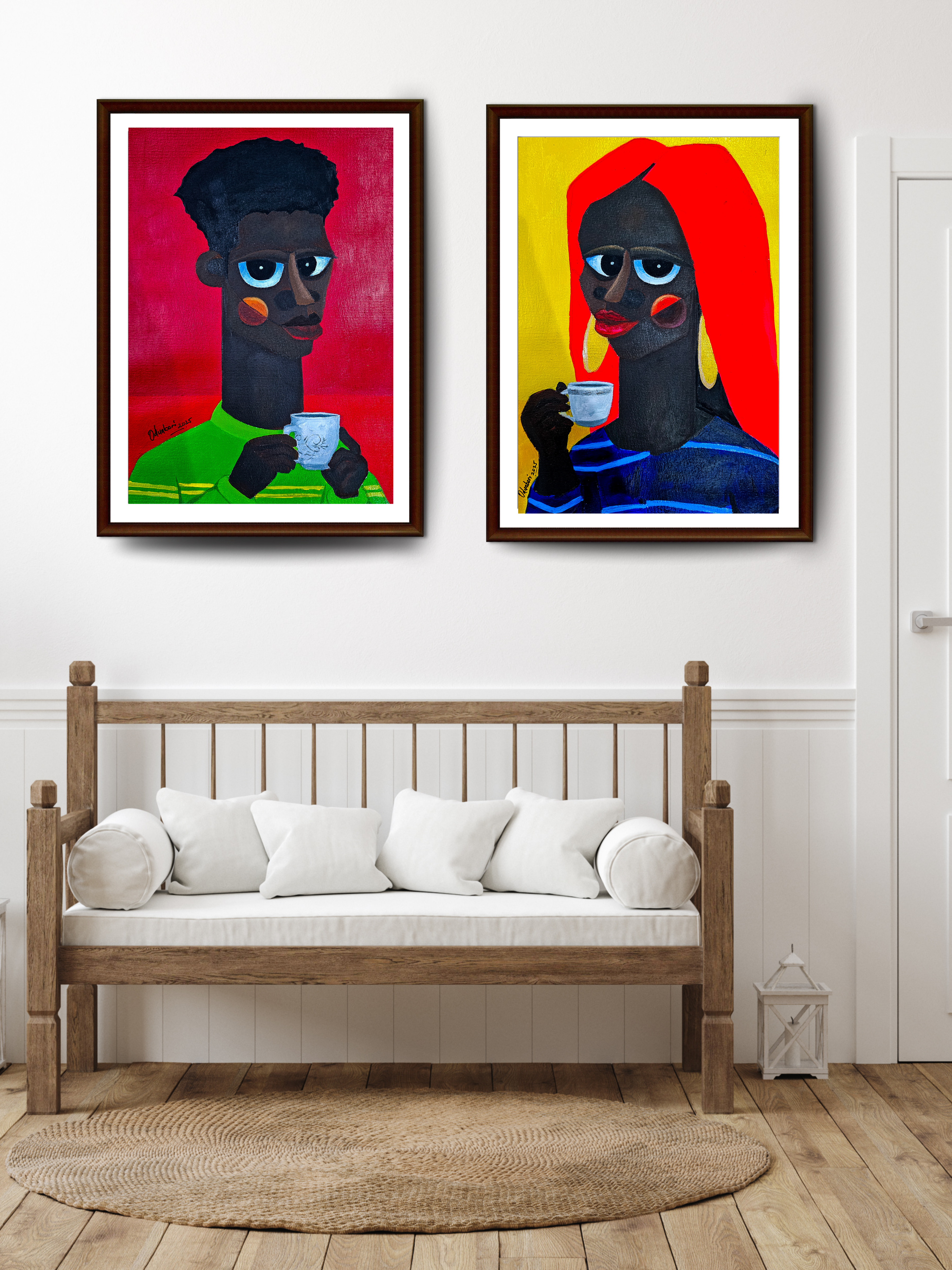 Coffee Break by Olalekan Odunbori, 2025