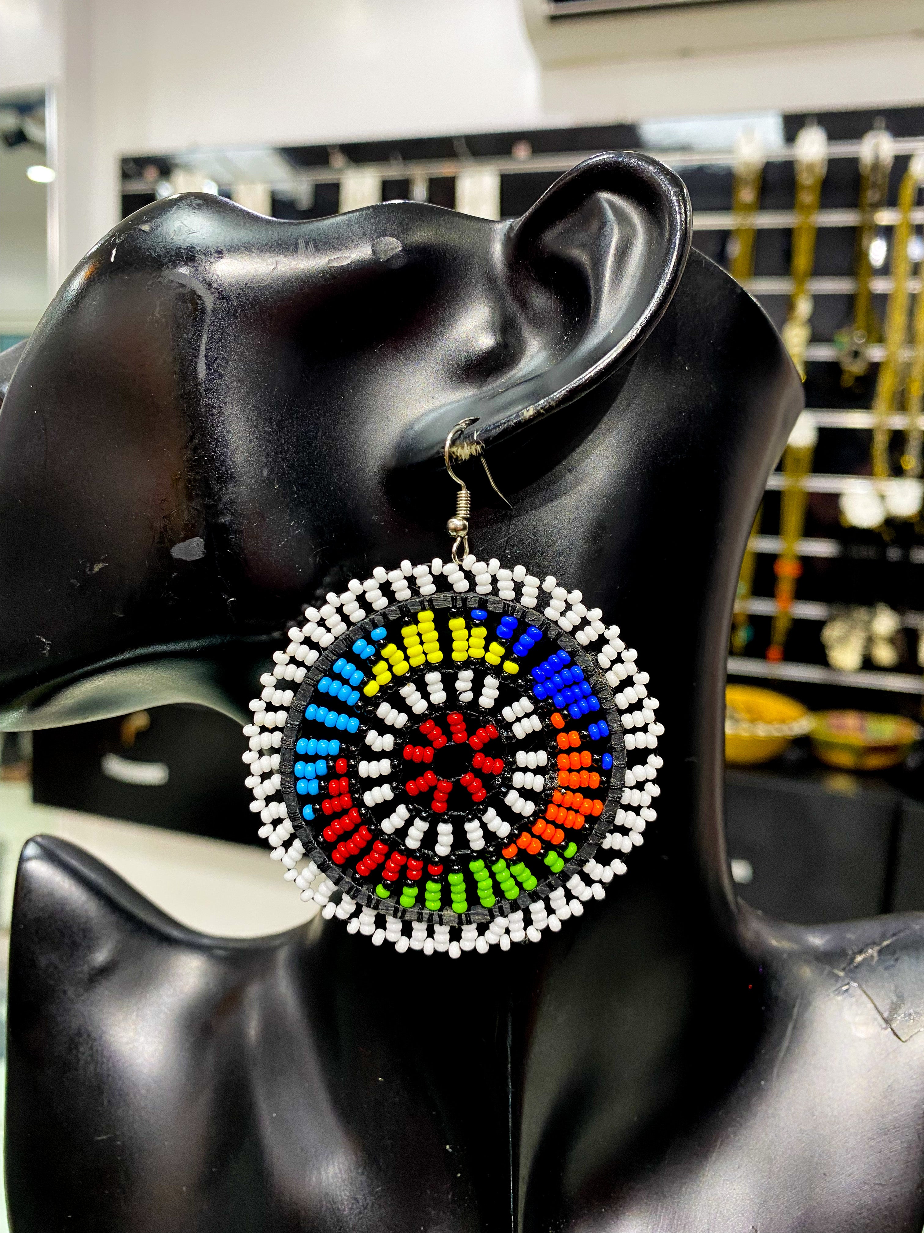 Maasai Round Earrings