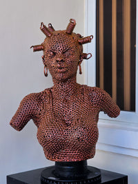 Nutu - Bust Sculpture of an African Lady