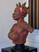 Nutu - Bust Sculpture of an African Lady