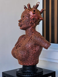 Nutu - Bust Sculpture of an African Lady