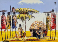 Maasai Settlement by Unknown