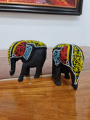 Twin Beaded Elephant