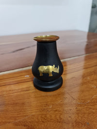 Wood x Brass Candle-Stands