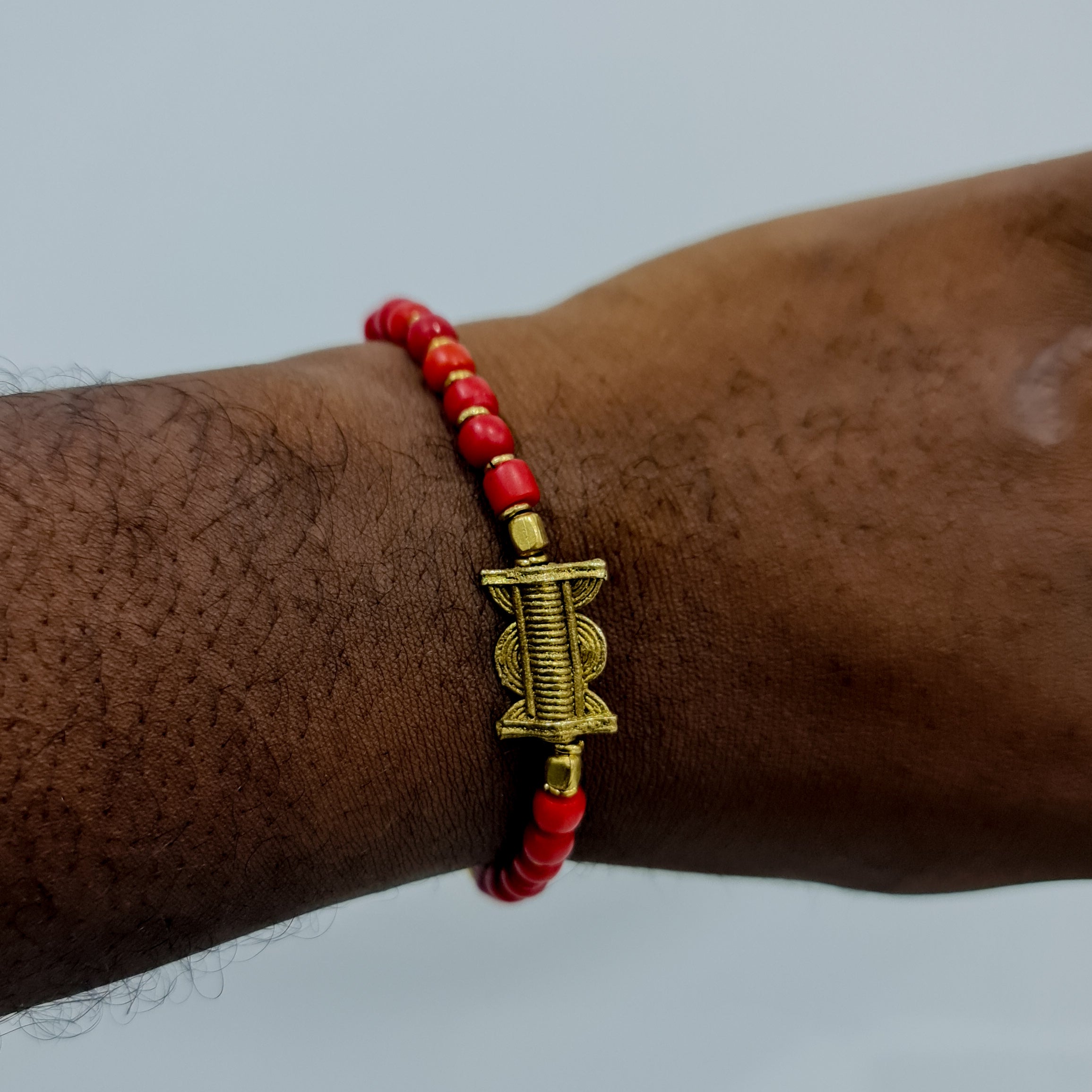 Turkana Beads + Bronze Bracelets