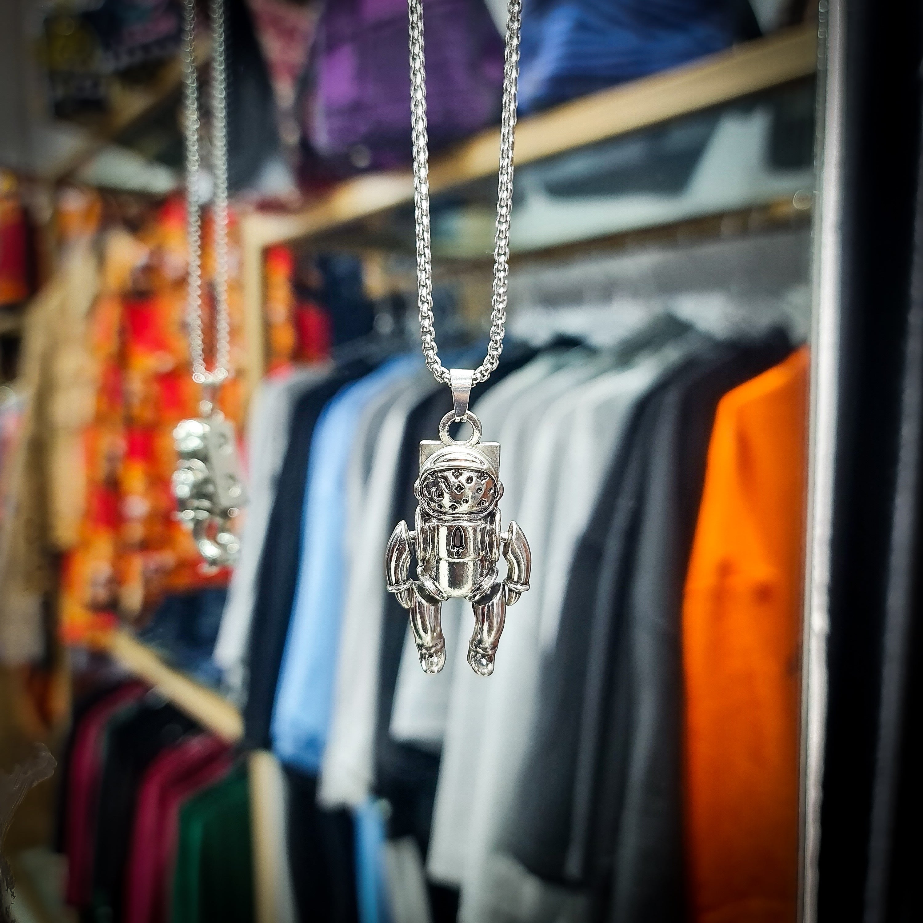 Space Man Neckalce