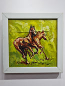 Two Running Horses by Kalejaiye.O.M