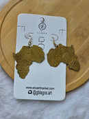 Map of Africa Earrings