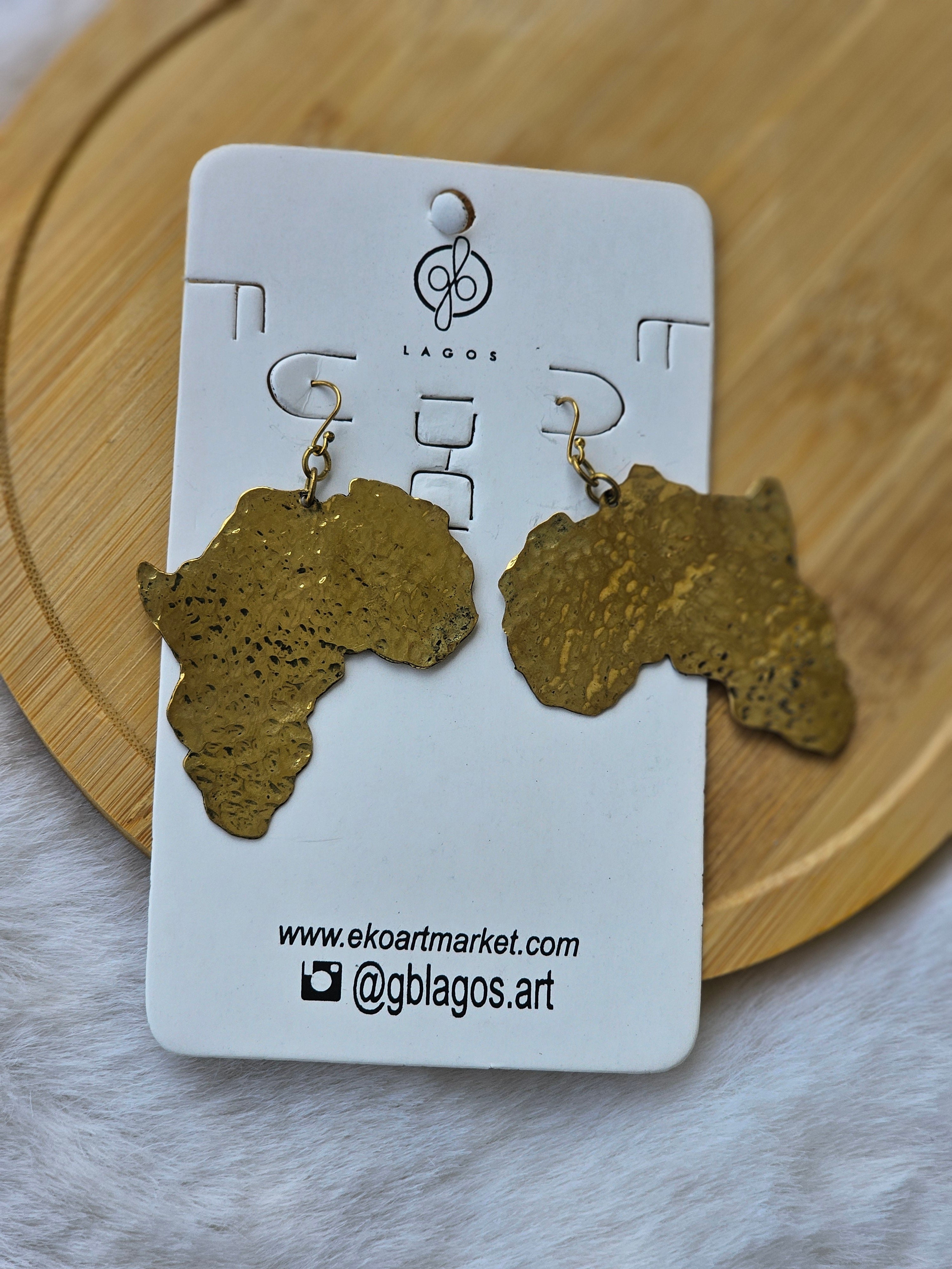 Map of Africa Earrings