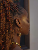 Casted Cowrie Earrings