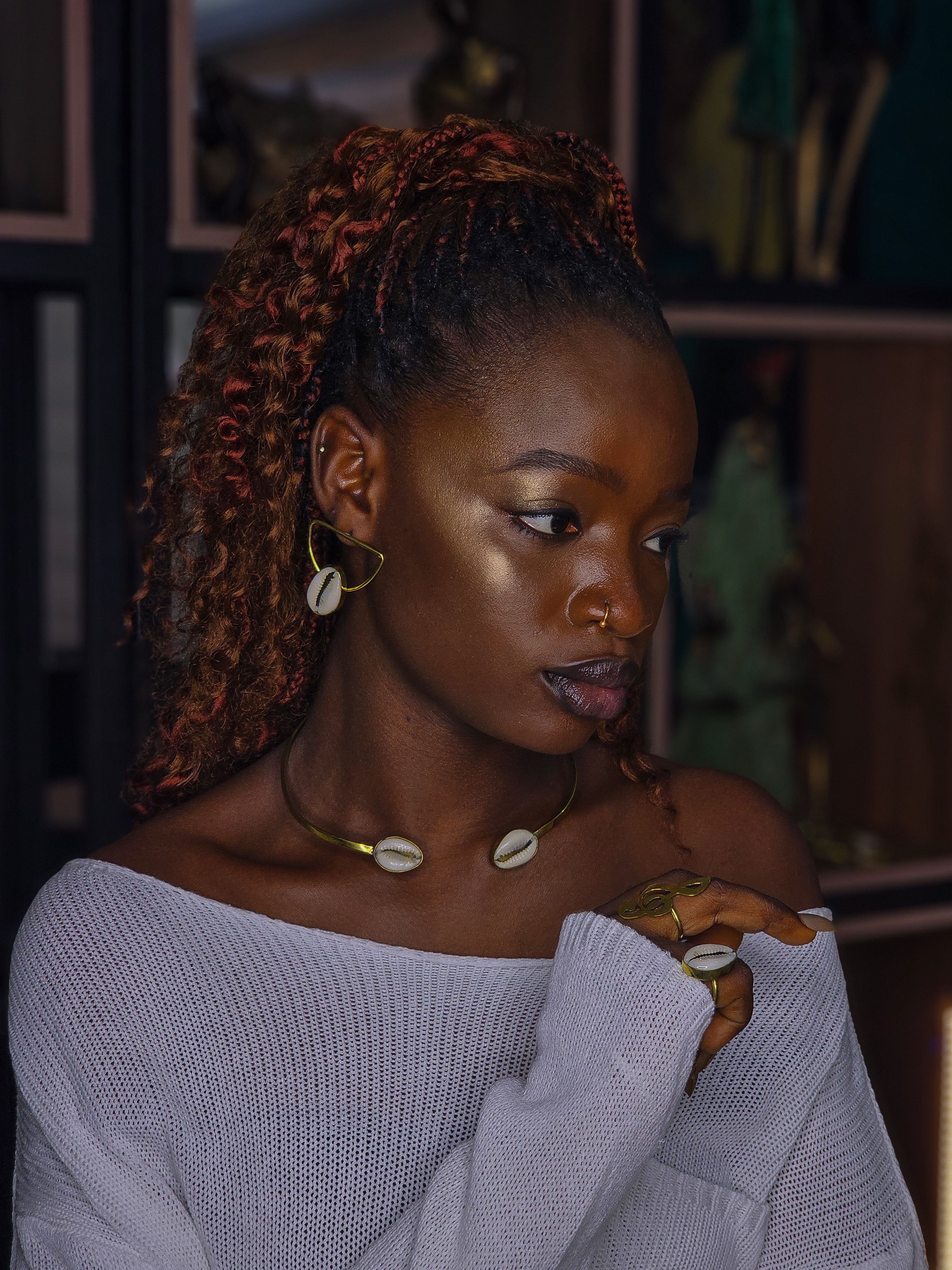 Cowrie Dia II Earrings