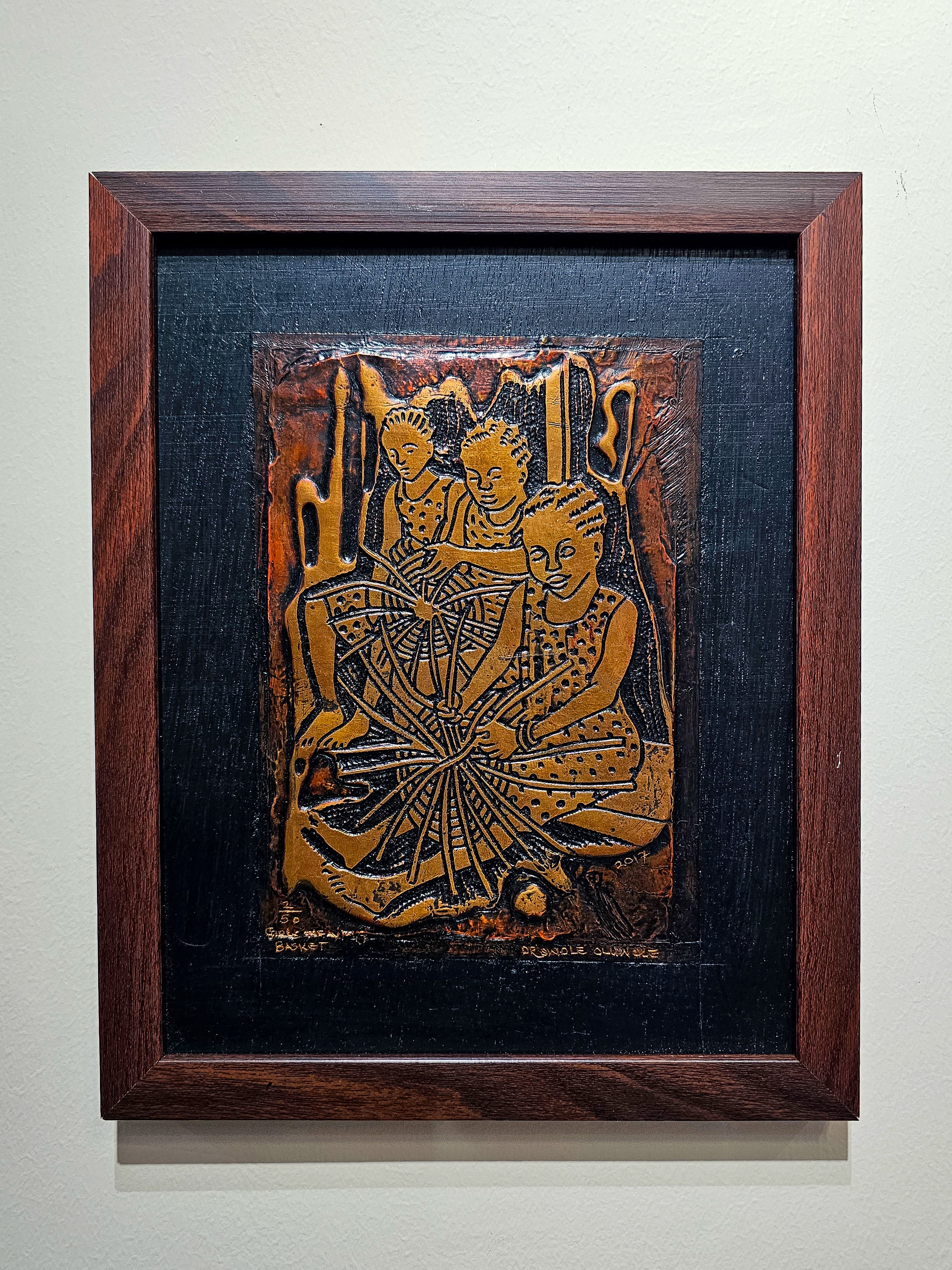 Basket Weavers by Orowole Oluwole, 2017