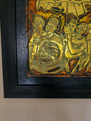 Bride and maids II 2012 by Bruce Onobrakpeya
