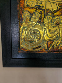 Bride and maids II 2012 by Bruce Onobrakpeya
