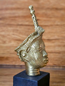 Miniature Ori-Olokun Bronze Head