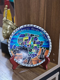 6" Greetings from Nigeria Dish