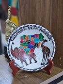 6" Greetings from Nigeria Dish