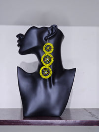 Trio Maasai Round Earrings