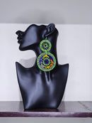 Dou Maasai Round Earrings