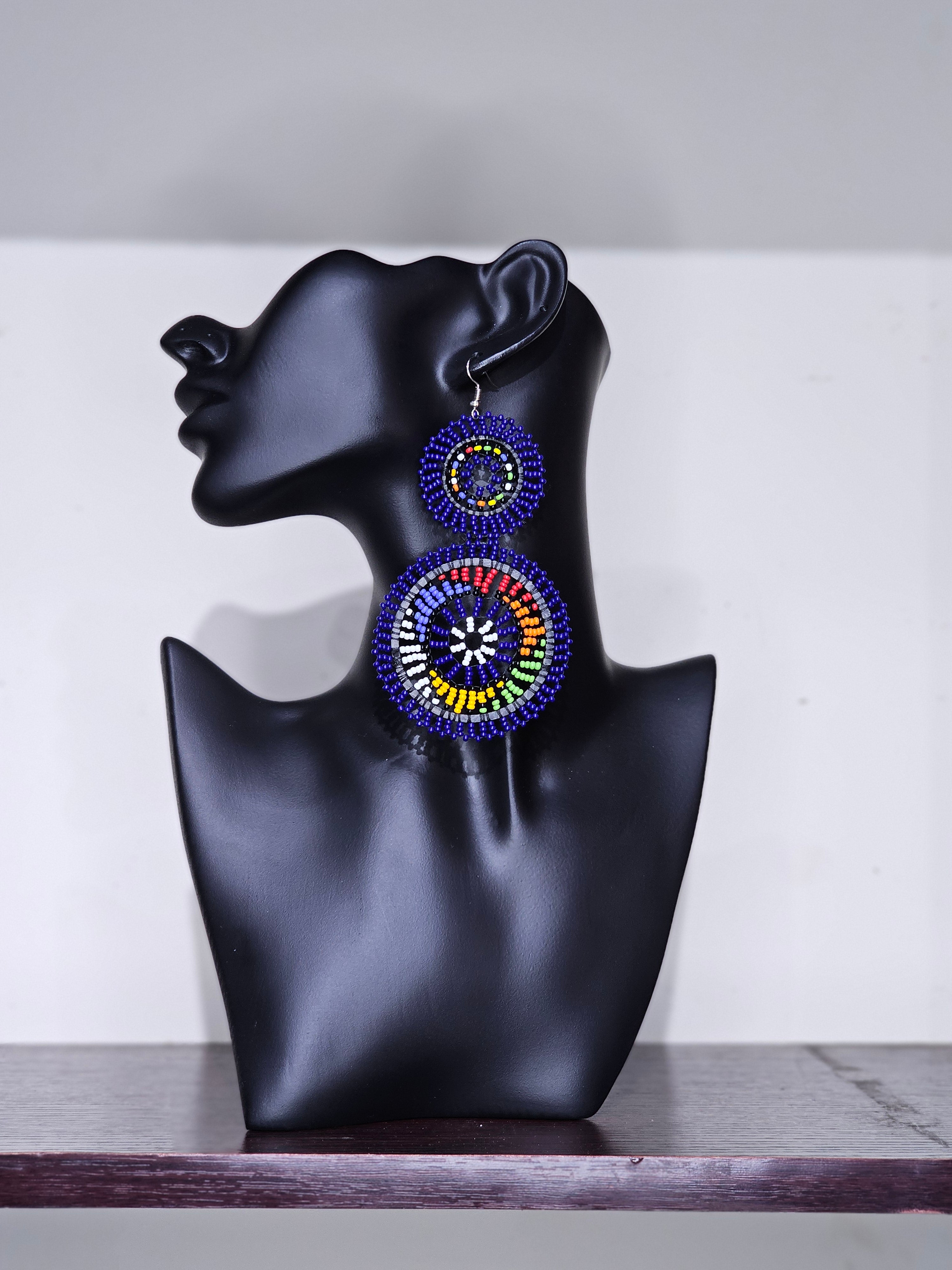 Dou Maasai Round Earrings