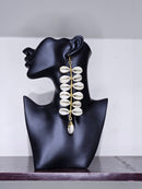 Cowrie Track Earrings