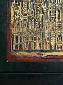 Embrace friendship and not guns 2014 by Bruce Onobrakpeya