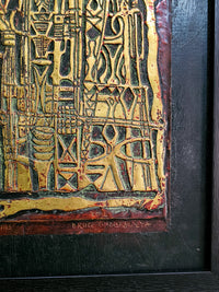 Embrace friendship and not guns 2014 by Bruce Onobrakpeya