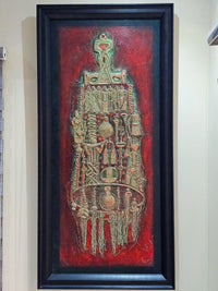 Agogo 1982 by Bruce Onobrakpeya