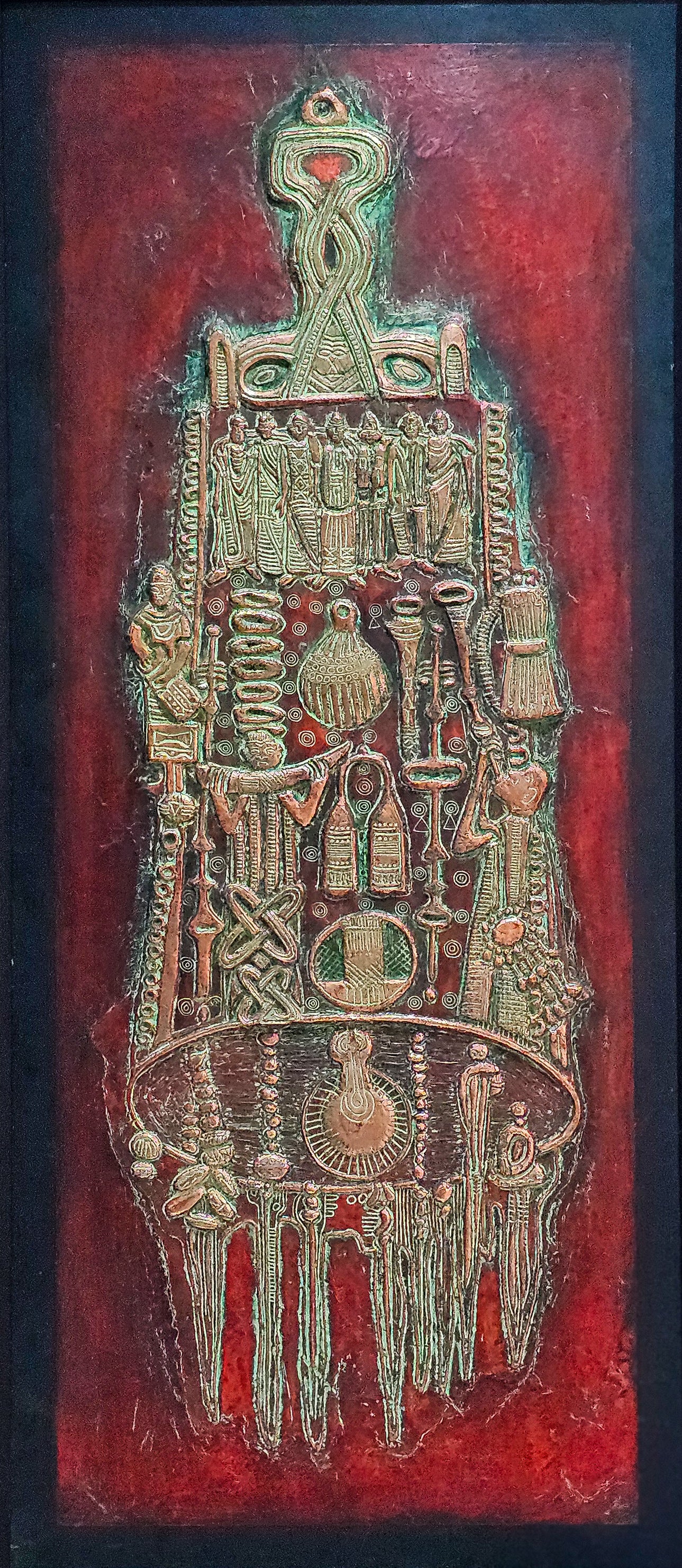 Agogo 1982 by Bruce Onobrakpeya