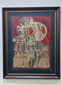 Aro Ọsomọ 1974 by Bruce Onobrakpeya