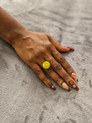 Glass Pebble Rings