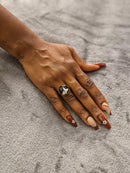 Glass Pebble Rings