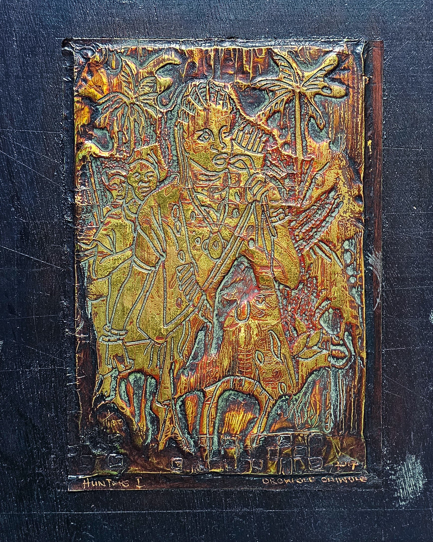 Hunters by Orowole Oluwole, 2017