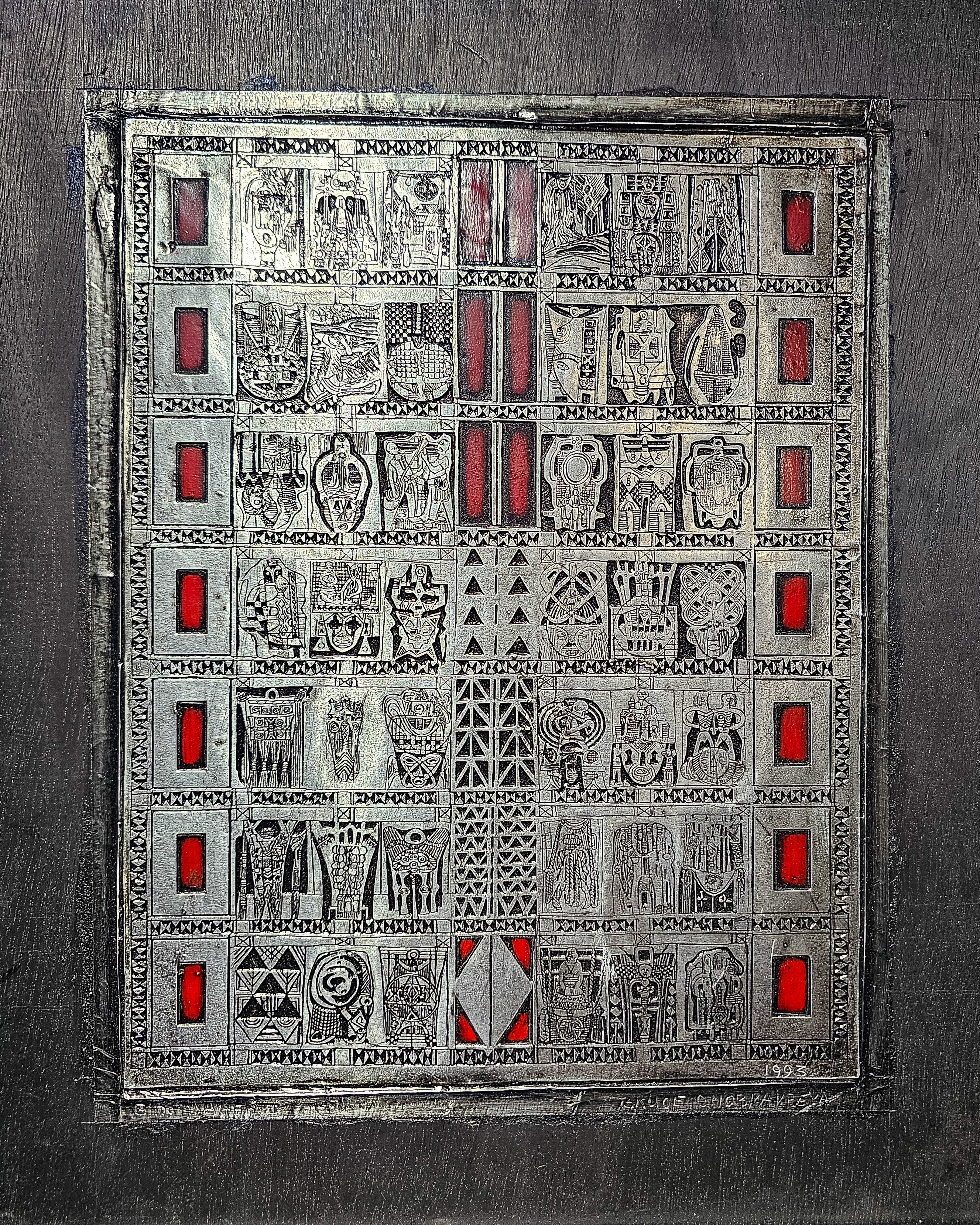 Images II (Limited Edition) by Bruce Onobrakpeya, 1993