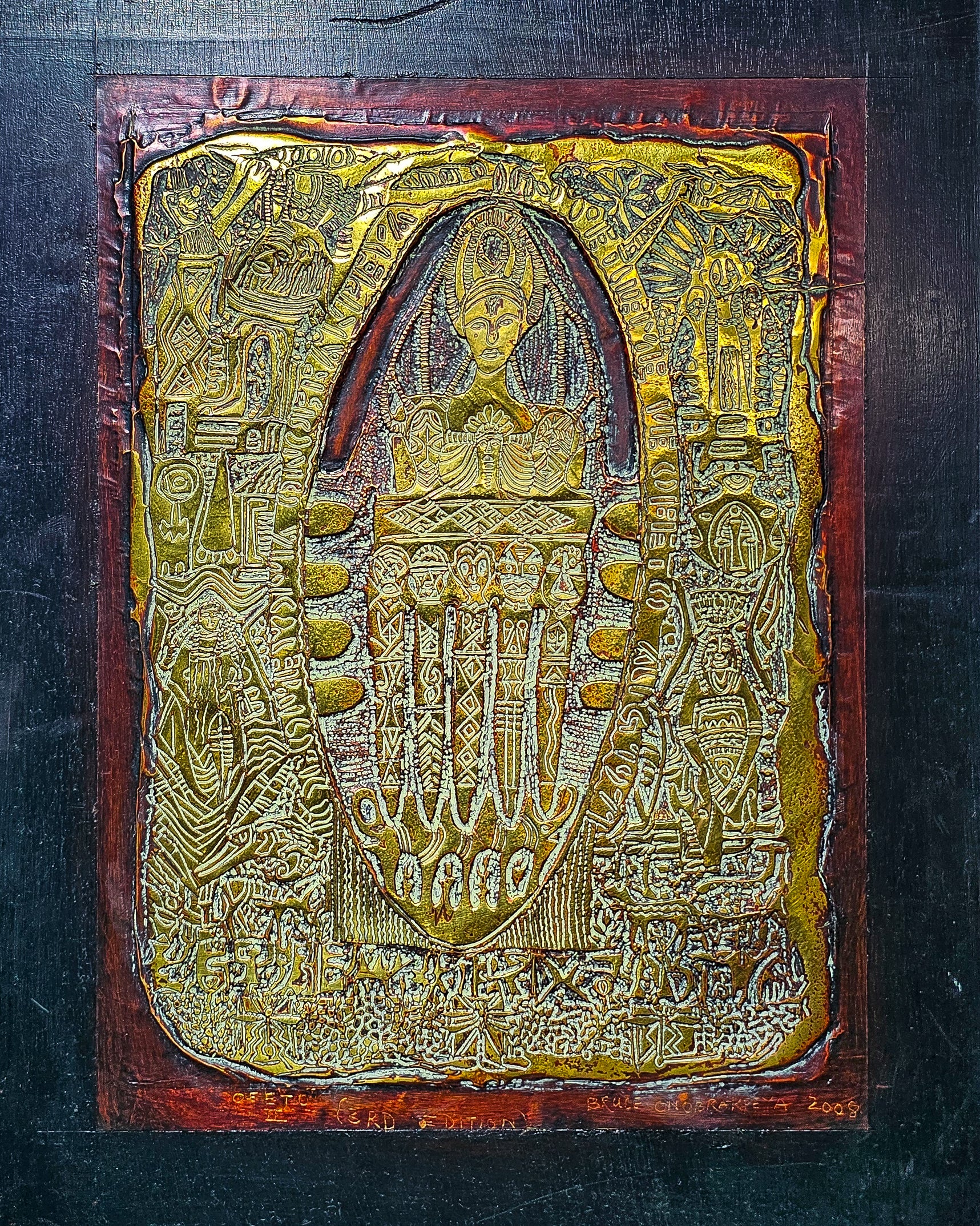 Ofeto II (Limited Edition) by Bruce Onobrakpeya, 2008