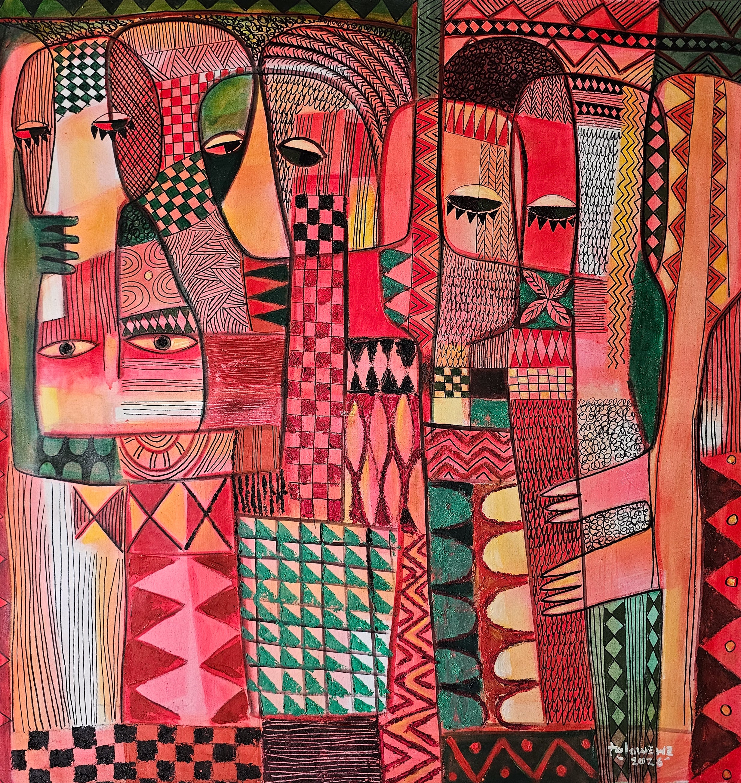 Gazing Beyond by Tola Wewe, 2026
